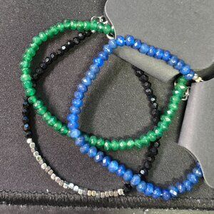 Beaded String/Chain Bracelets